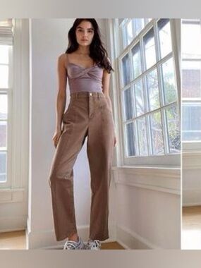 Aritzia Wilfred Free Archer Pant Gd Deep Taupe Size US4